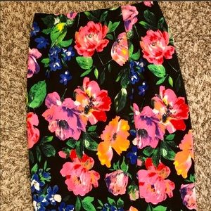 NWT A’GACI Floral Pencil Skirt